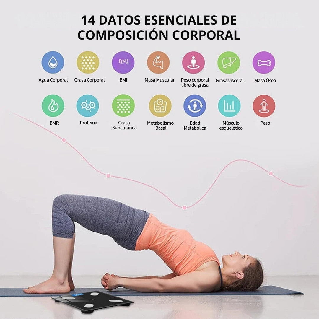 BASCULA INTELIGENTE BLUETOOTH