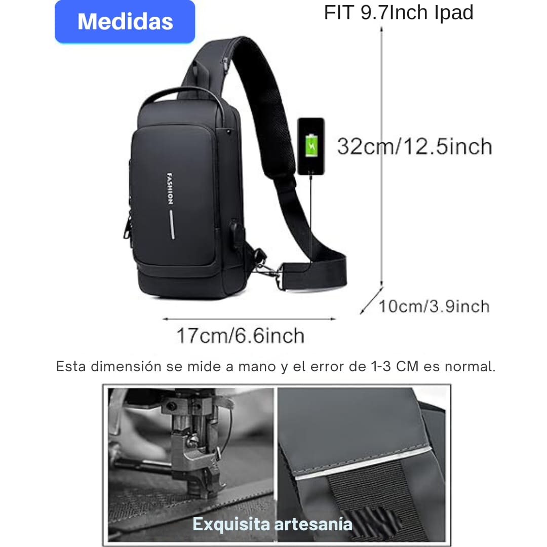 BOLSO DE SEGURIDAD ANTIRROBO