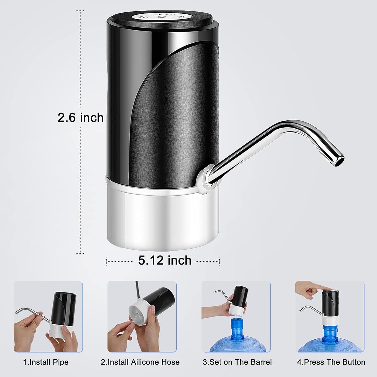 DISPENSADOR DELUXE DE AGUA PARA BOTELLON