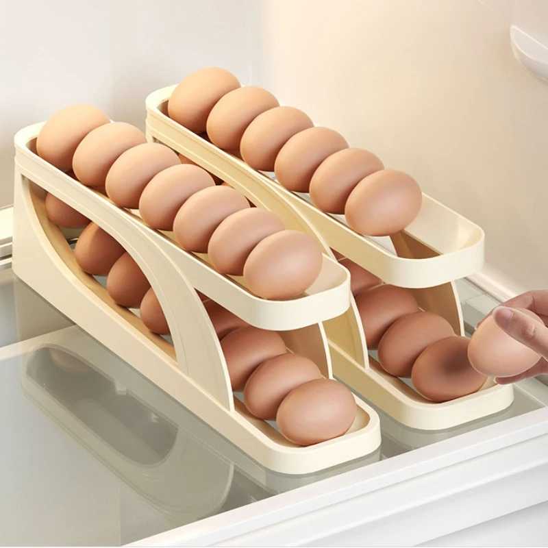 SOPORTE  ESTANTE DE HUEVOS CON DESPLAZAMIENTO AUTOMATICO