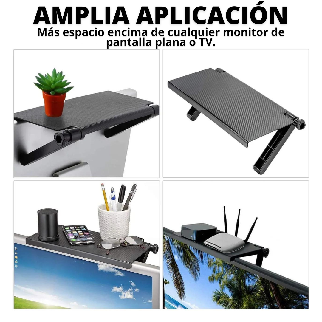 ESTANTE AJUSTABLE PARA TV Y PC