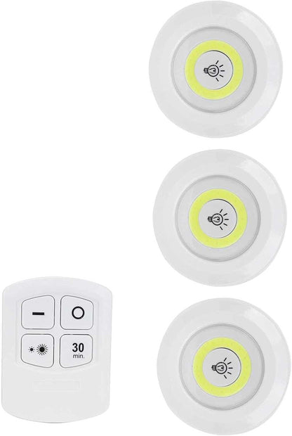 LUZ LED REGULABLE CON CONTROL REMOTO INALAMBRICO 3W