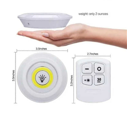 LUZ LED REGULABLE CON CONTROL REMOTO INALAMBRICO 3W