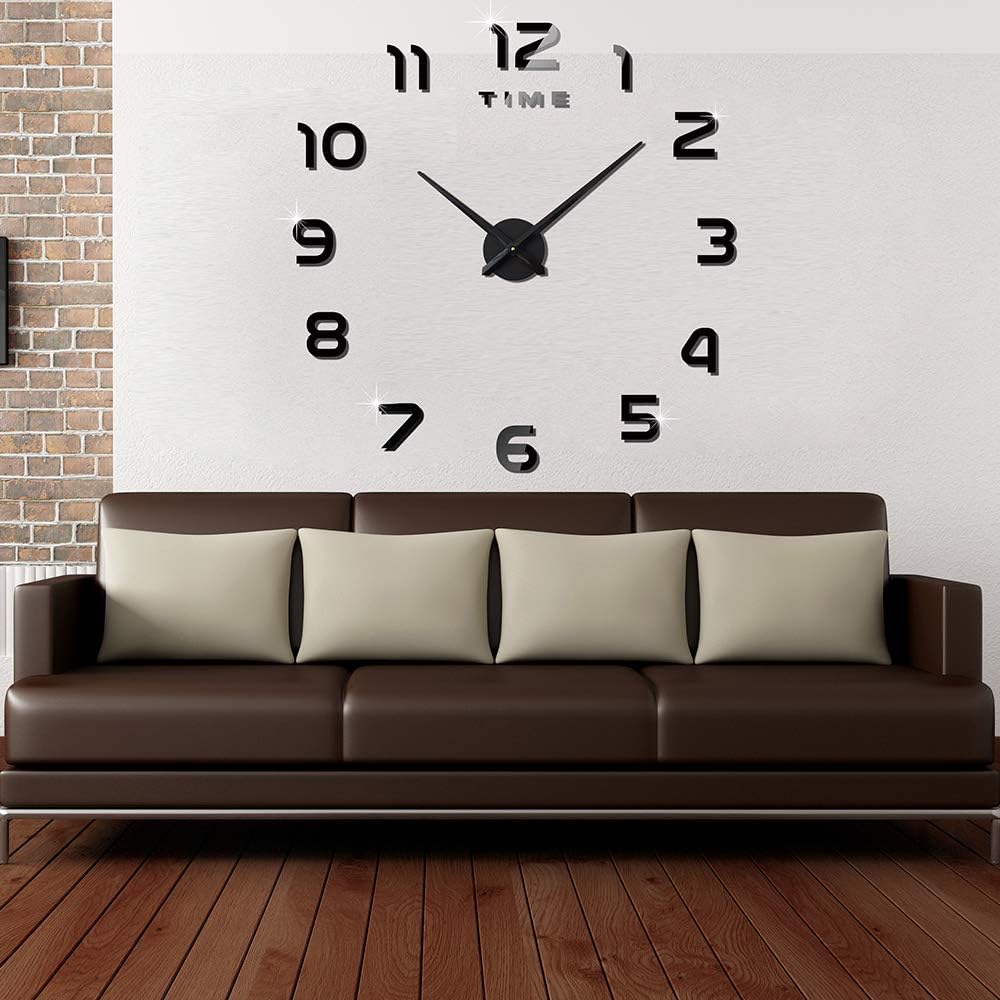 RELOJ DE PARED AJUSTABLE NEGRO