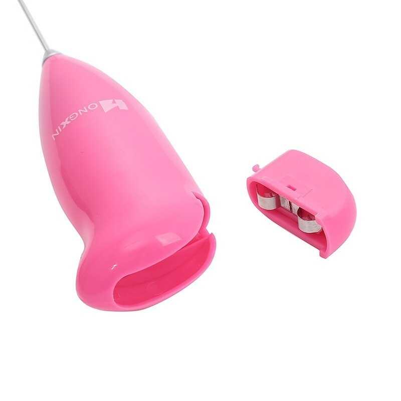 Batidor electrico con compartimiento de dos baterias AA