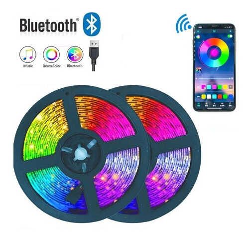 CINTA SMART LED RGB BLUETOOTH 5 METROS